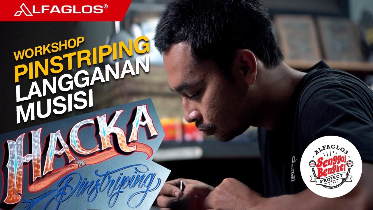 SENGGOL BENGKEL : Pinstriping Lokal | Hacka Pinstriping | Alfaglos Indonesia