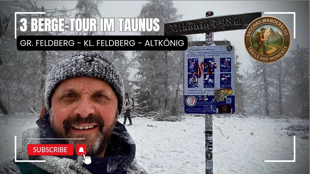 🥾❄️ Drei-Berge-Tour im Taunus im Winter – Großer Feldberg, Kleiner Feldberg & Altkönig 🌨️🌲