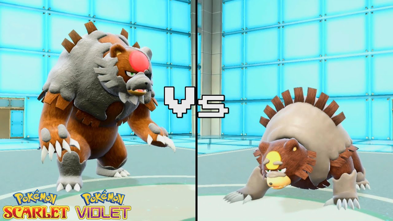 Pokémon Scarlet & Violet: Ursaluna Vs Ursaluna 'Bloodmoon Beast 