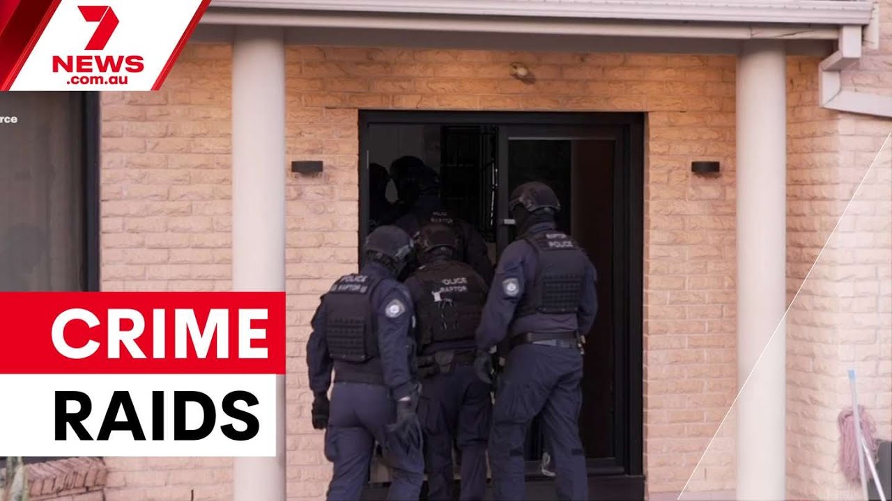 Major Sydney crime raids net $12 million | 7NEWS