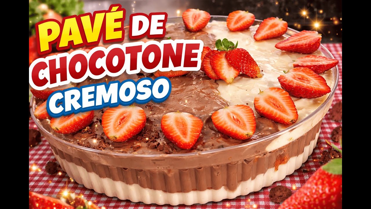Pavê de Chocotone Cremoso | Sobremesa Fácil e Perfeita pro Natal
