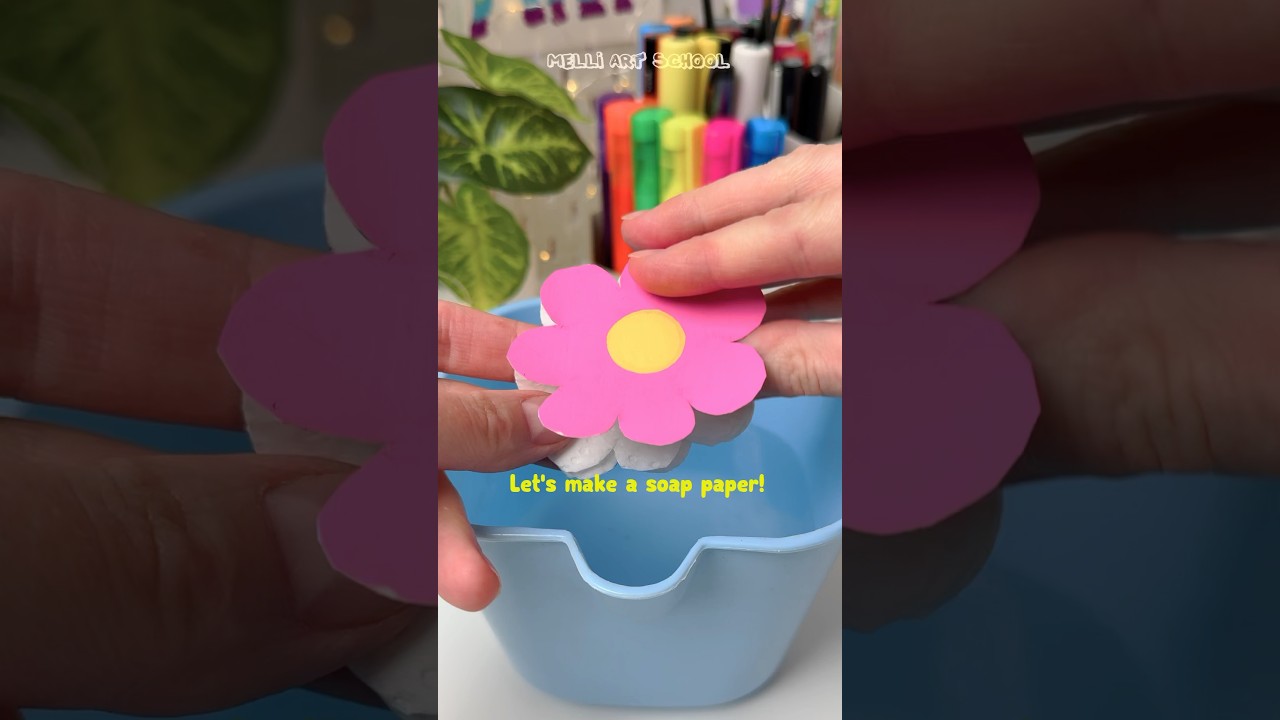 DIY Paper Soap #shorts #papersoap #craft