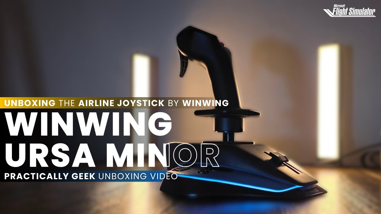 WinWing Ursa Minor Airline Joystick | Unboxing & Setup [Unboxing Video]