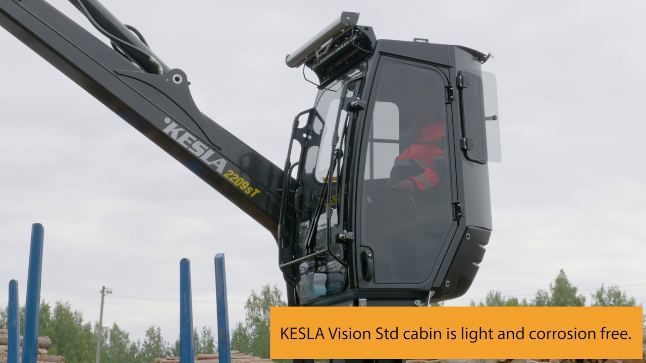 KESLA 2209S cranes - presentation in English
