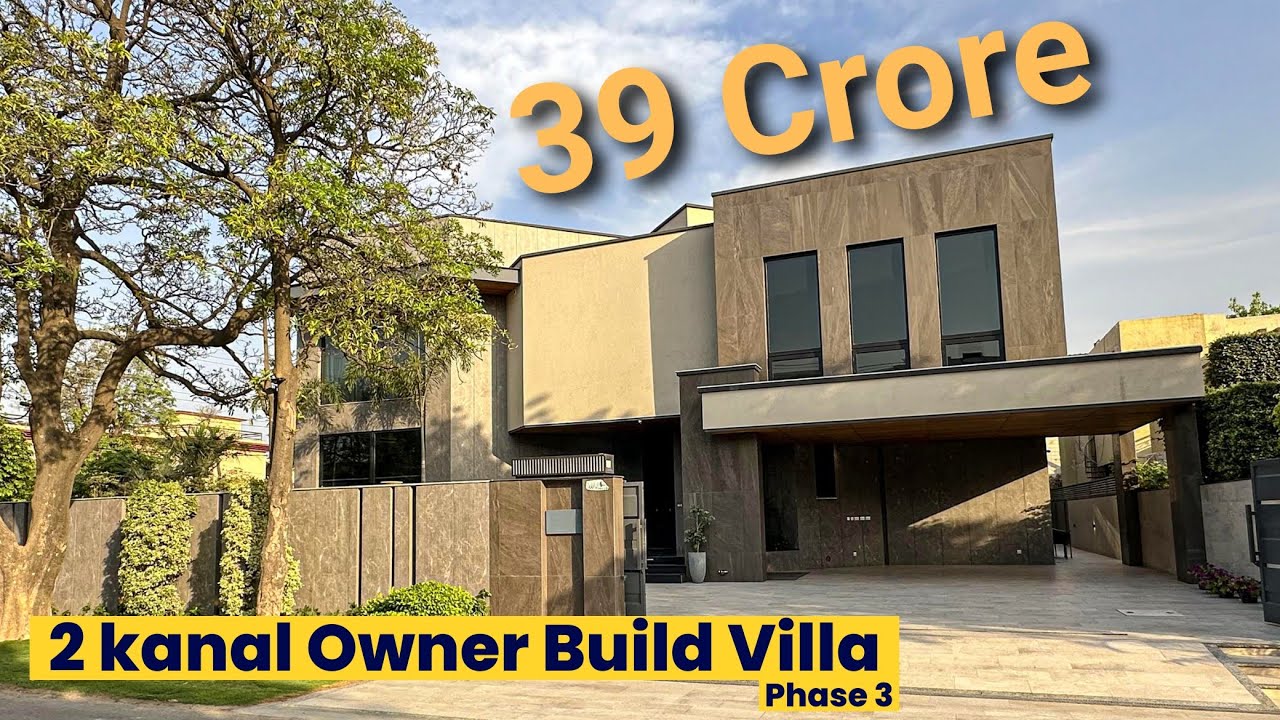 Touring 2 Kanal Full Basement House |D038| in Phase 3 DHA Lahore  Fully Furnished Available For Sale