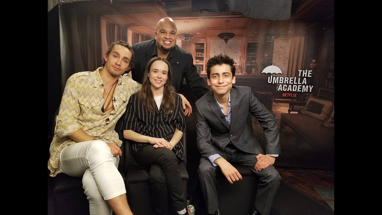 Ellen Page, Robert Sheehan, & Aidan Gallagher - The Umbrella Academy Interviews