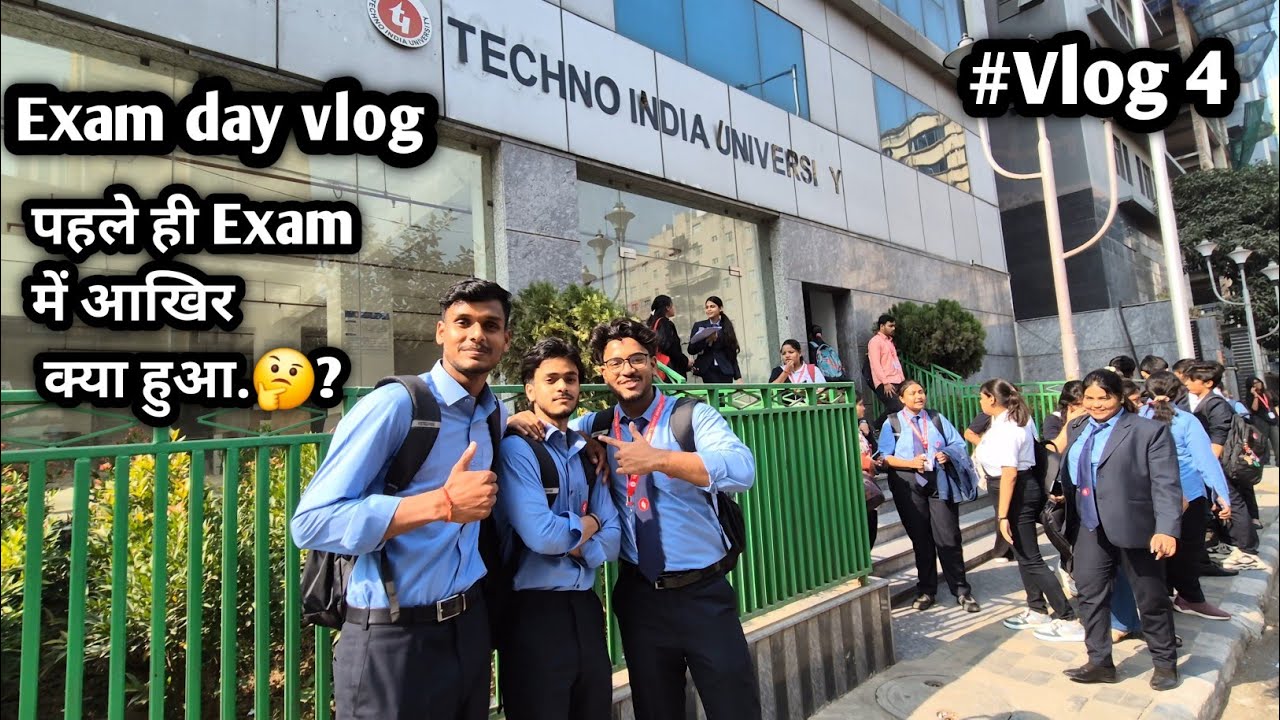 First day of my Semester exam 😱 , Phela hi exam accha jayega socha nahi tha 🥰 Kolkata Vlog 📸 🥰...