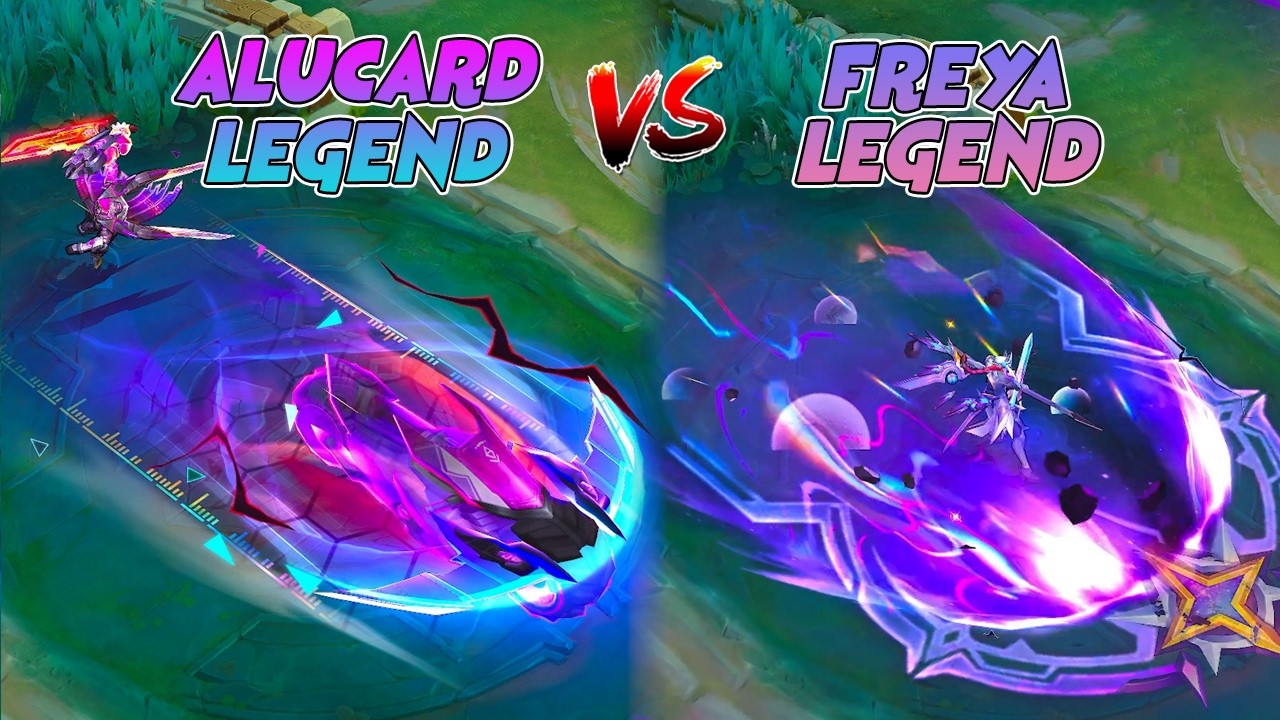 Alucard Obsidian Blade Legend VS Galactic Vanquisher Legend Skin Comparison