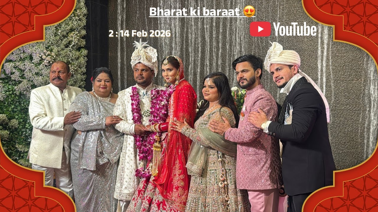 bade bhai ki wedding ( 14:Feb;2026 )￼🔥Bharat ki Baraat. #wedding #viralvideo #bhaikishaadi #yotube 