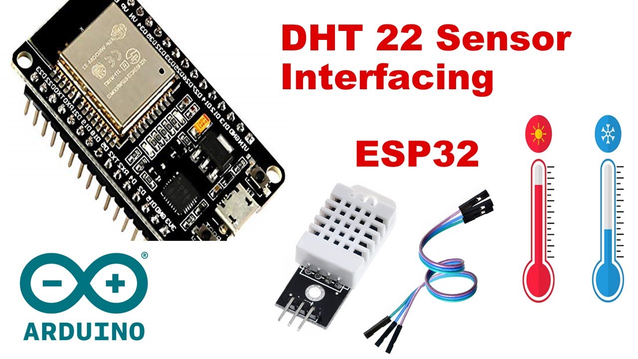 How To Interface DHT 22 Sensor With ESP 32 | Basic Programing Tutorial #sensor  #esp32