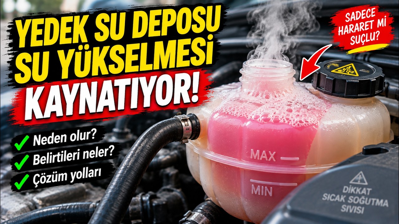 Yedek Su Deposu Su Yükselmesi ve Yedek Su Deposu Su Kaynatıyor Sorunu ÇÖZÜMÜ
