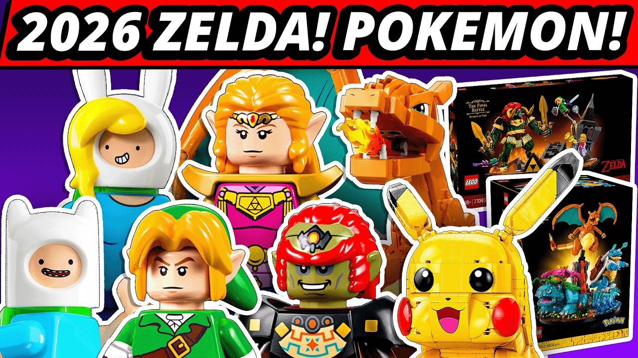 НОВОСТИ LEGO! Финальная битва Zelda в 2026 году! Анонс Pok&eacute;mon! Более 30 миллионов долларов за 1 ...