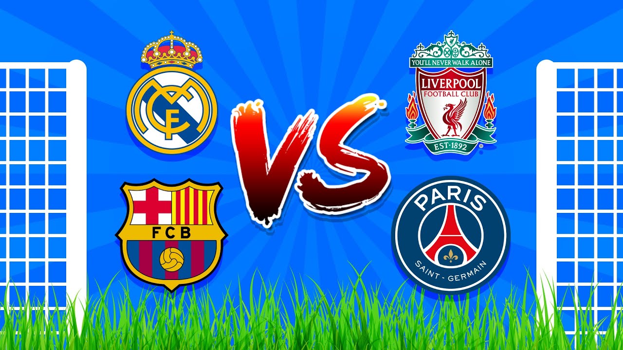 Marble Football League – Real Madrid, Barcelona, Liverpool & PSG Compete for the Title! 🏆