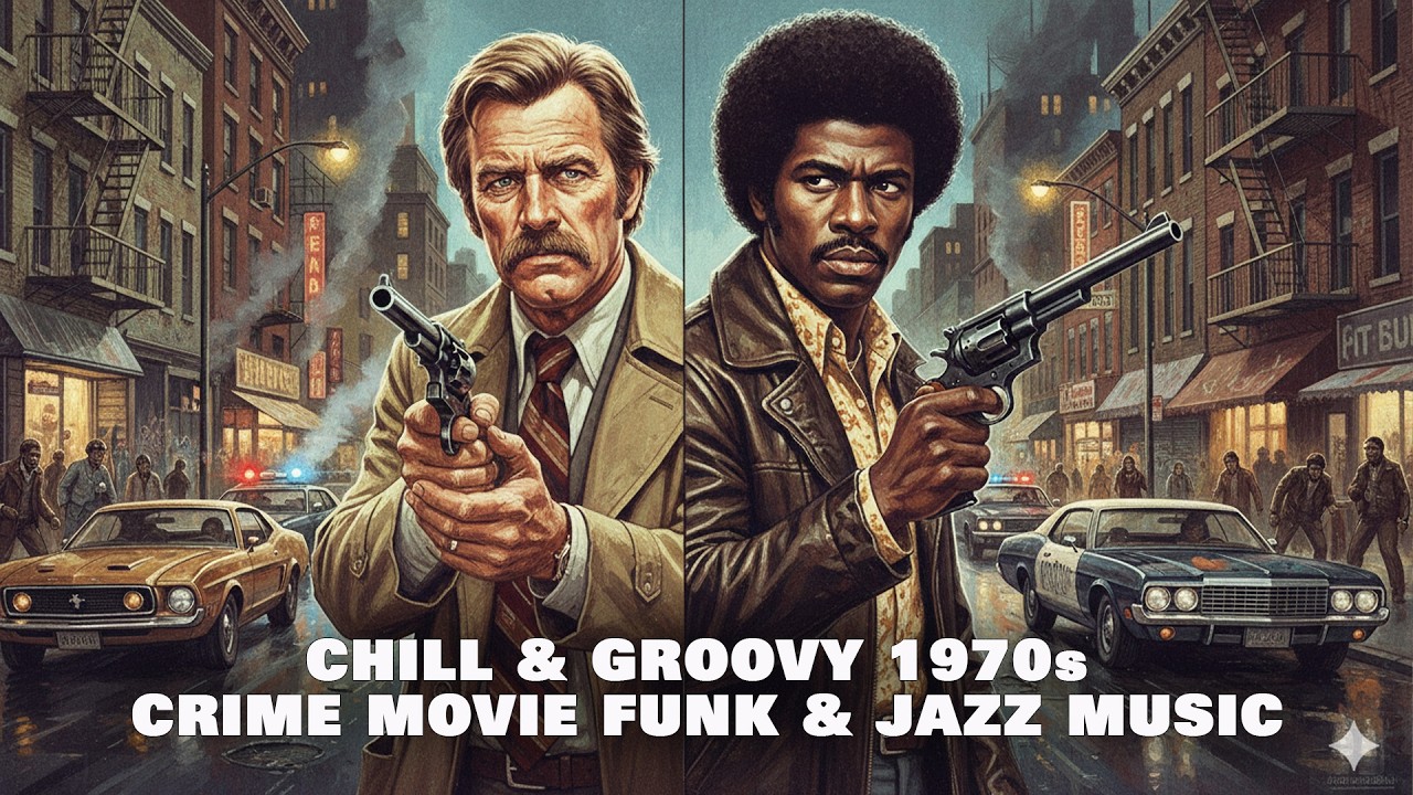 1970s Cop/Detective Movie-Inspired Funk Jazz Chill Mix | Retro Cinematic Music