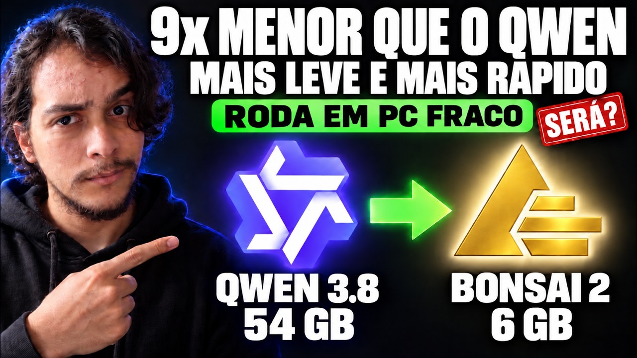 Bonsai 2 27B: o teste honesto que voc&ecirc; n&atilde;o vai ver em outro canal