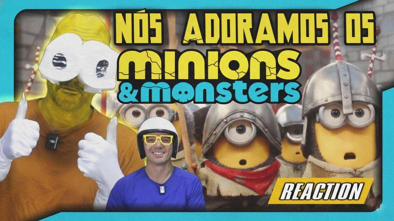 CHUPA PIXAR! 🍌 MINIONS E OS MONSTROS VAI SER SUCESSO! CHEGA DO MESMO ROTEIRO! #reaction
