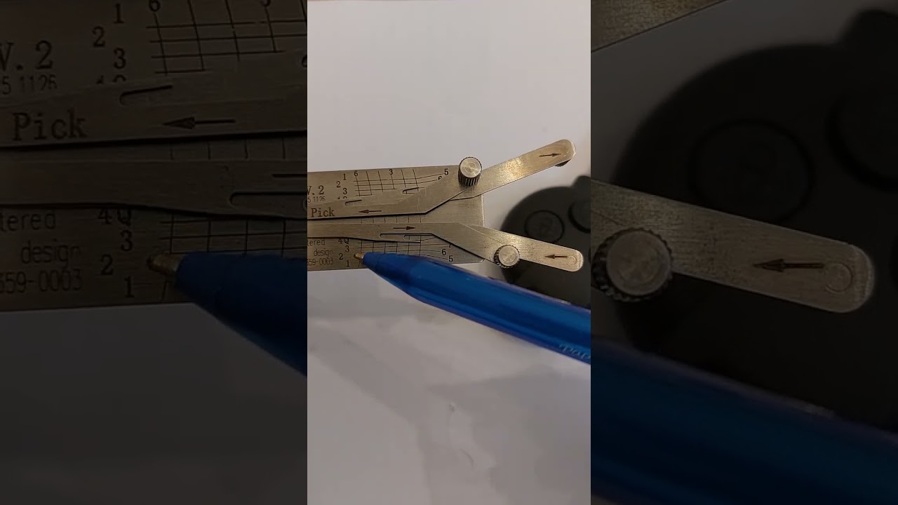 picking and decoding va2 1234Q5678H lock using va6 v2 lishi tool