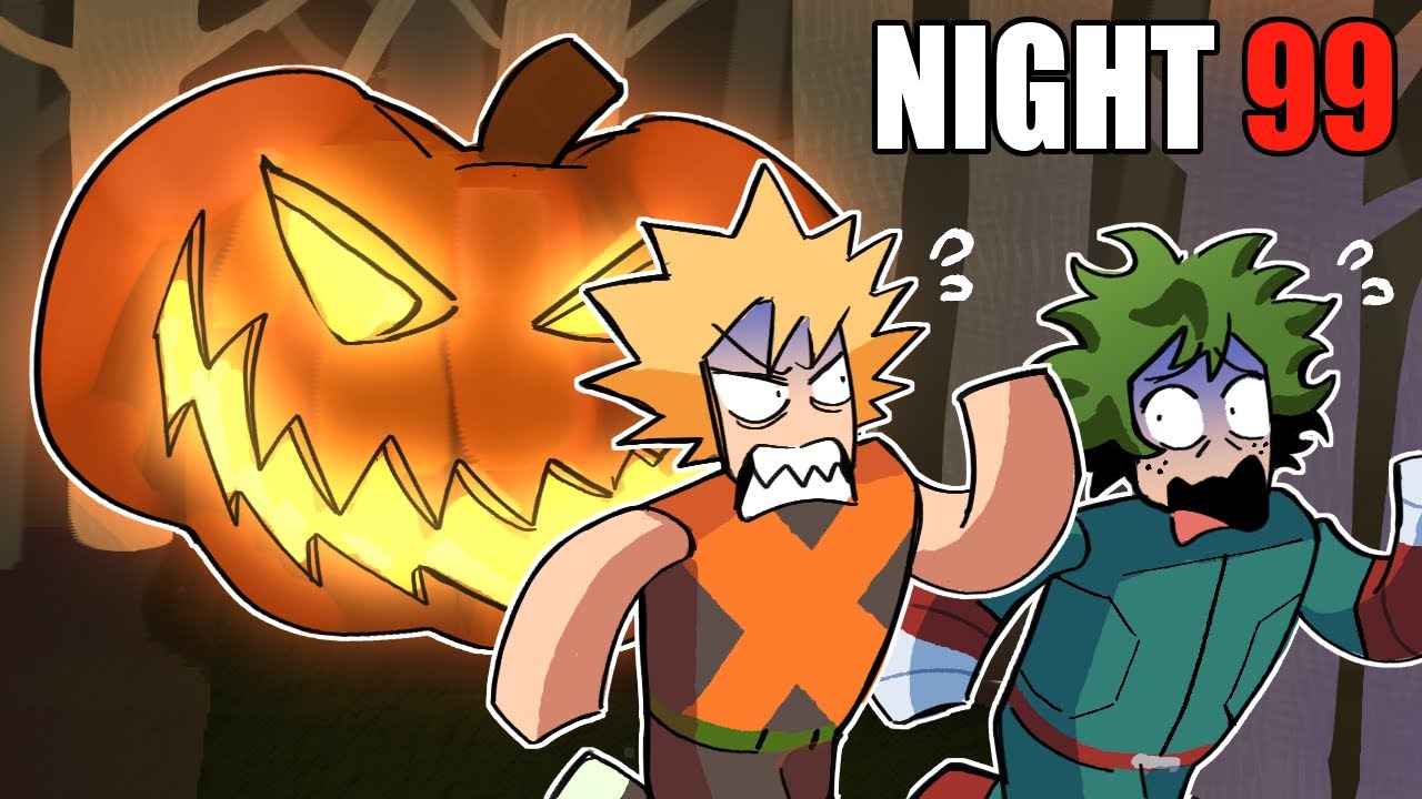 Актеры озвучки MHA играют в ОБНОВЛЕНИЕ 99 NIGHTS IN THE FOREST НА ХЭЛЛОУИН в Roblox!