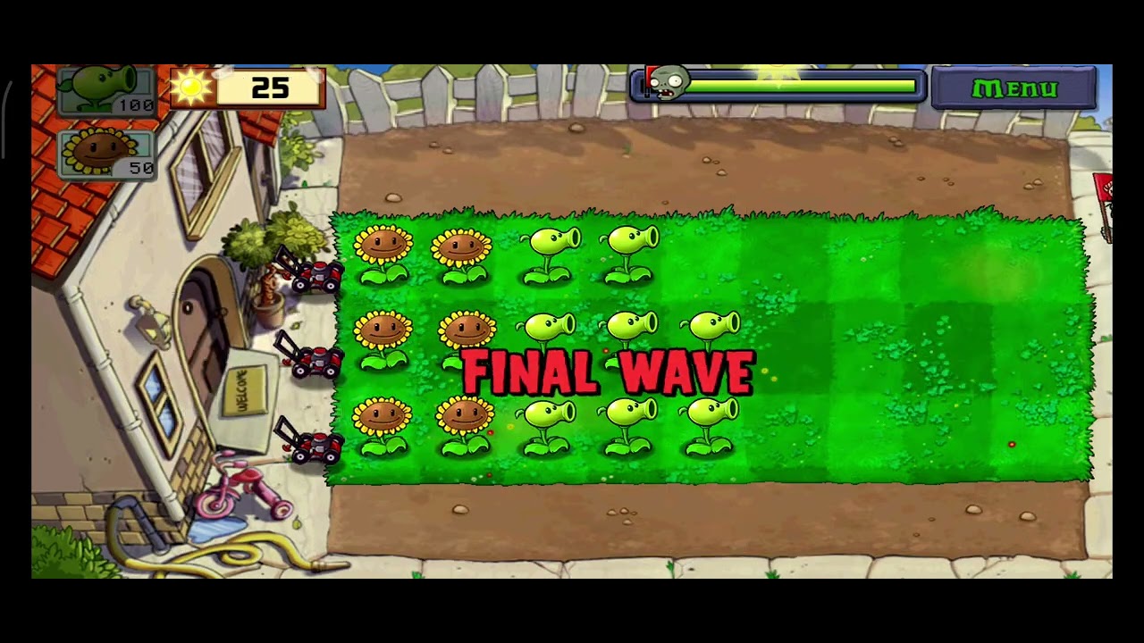 لعبه النباتات ضد الزومبي سلسله الجديده plants vs zombies الحلقه الثانيه
