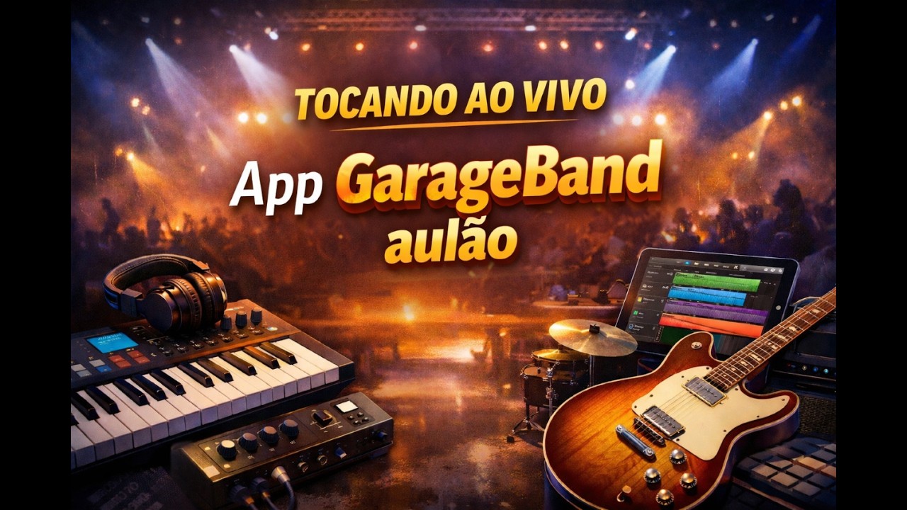 Aulão, Daw GarageBand IPad. #controladormidi #garageband #worshipmusic #ipad