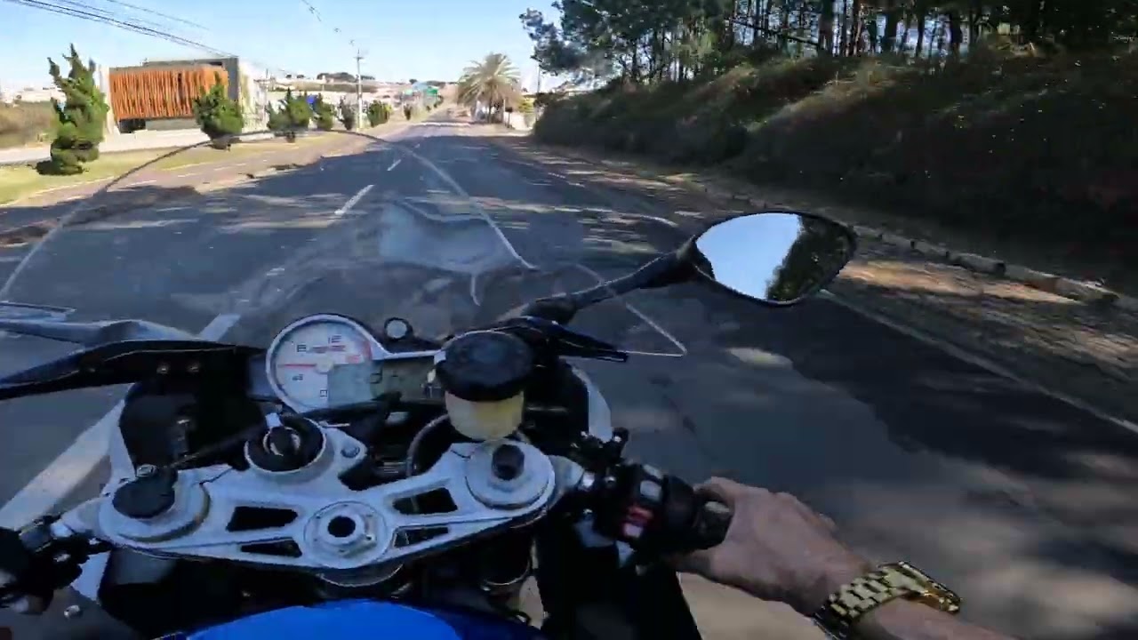 KLE 621 FULL BMW S 1000 RR ANO 2018 TEST RIDE COLETOR ATALLA A&Ccedil;O INOX USANDO PONTEIRA ESPORTIVA