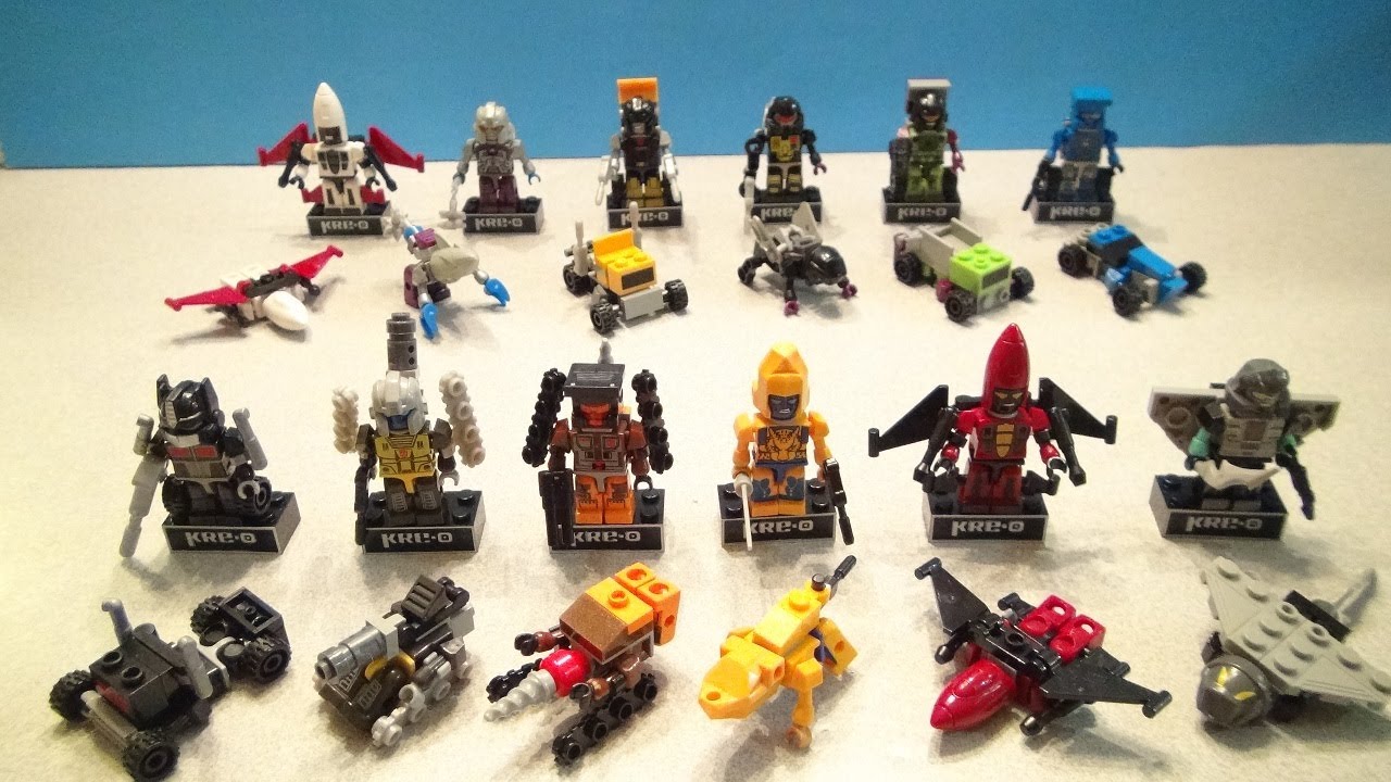 KRE-O MICROCHANGERS SERIES 3 FULL COLLECTION KREON TRANSFORMERS TOY REVIEW BY MITCH SANTONA