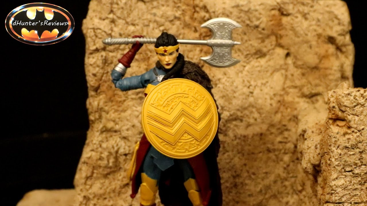 McFarlane DC Multiverse Gold Label Wonder Woman Variant Justice League Endless Winter Figure Review
