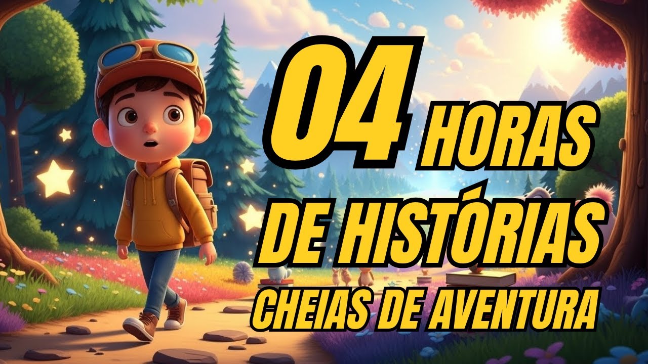 Histórias Infantis Cheias de Aventuras e Aprendizados 💛 | Compilado 4 Horas
