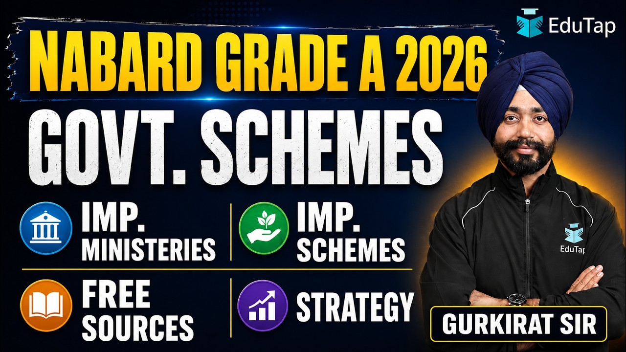 Government Schemes for NABARD Grade A 2026: Weightage, Ministries, Sources, Strategy