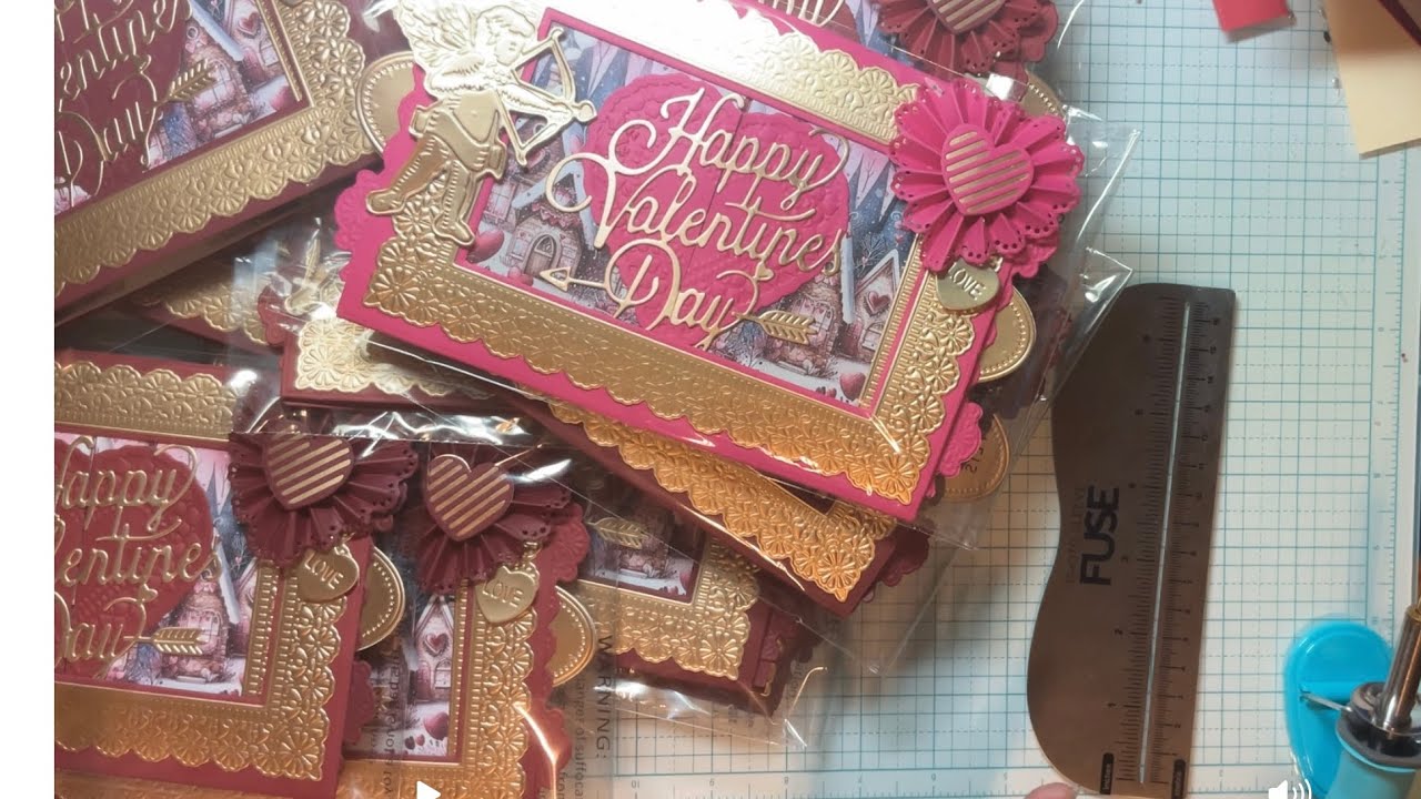 Use the FUSE tool to create custom sized cellophane bags for your cards