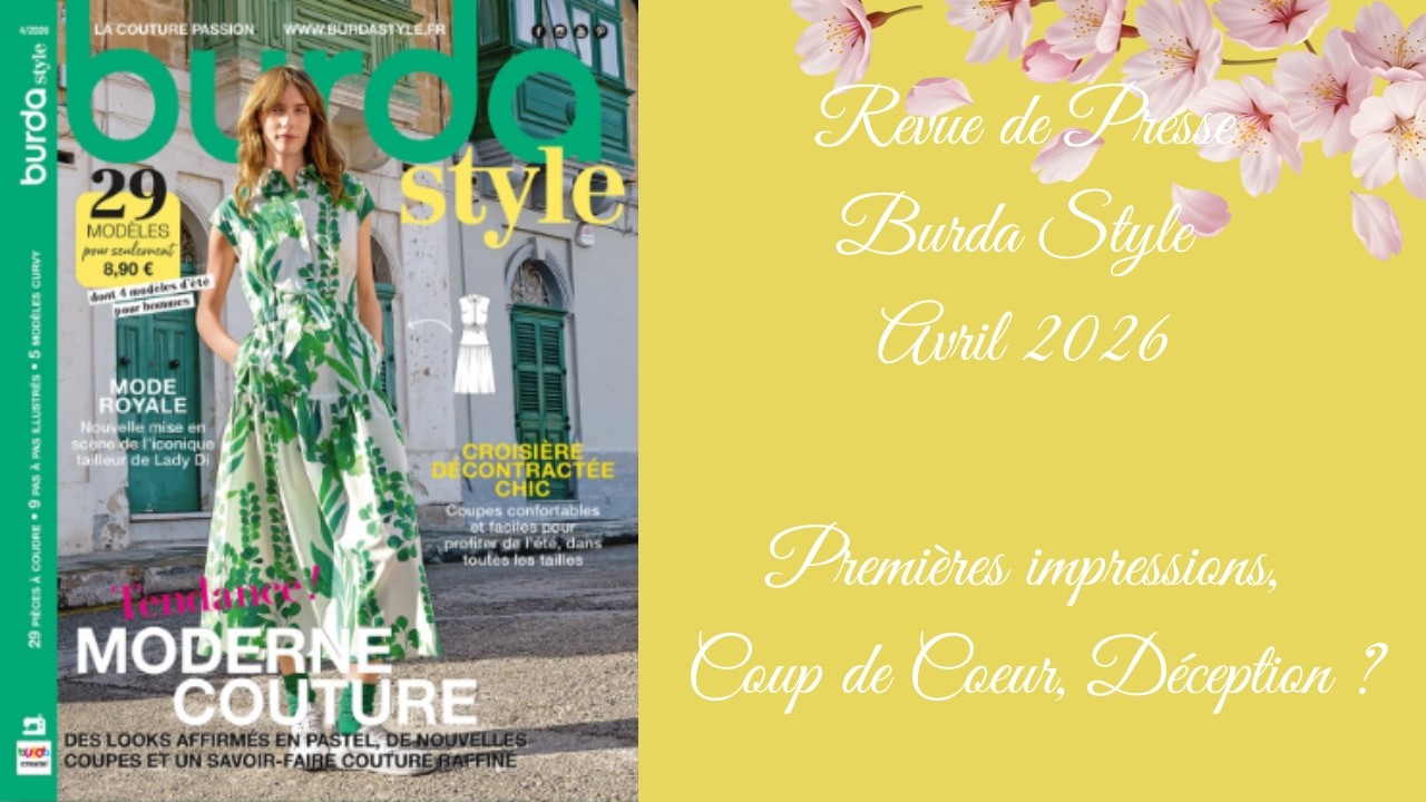 Revue De Presse Burda Style Avril 2026