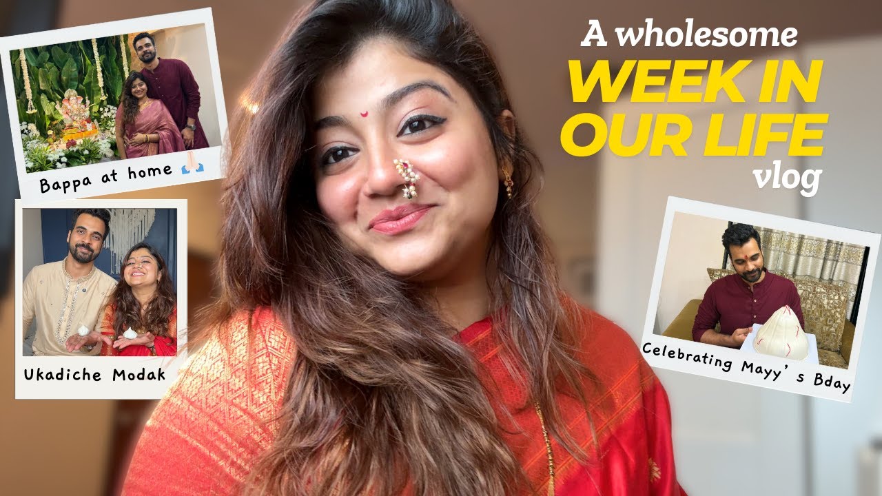 Husband's Birthday Celebration on Ganesh Chaturthi 😌😍 | A very raw and wholesome vlog ✨