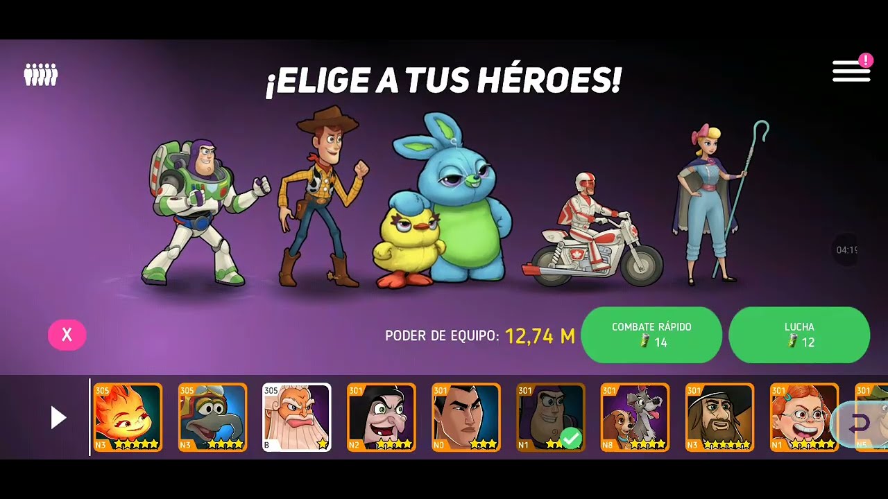 Disney Héroes battle mode # 10 ( gracias por los 10 suscriptores)