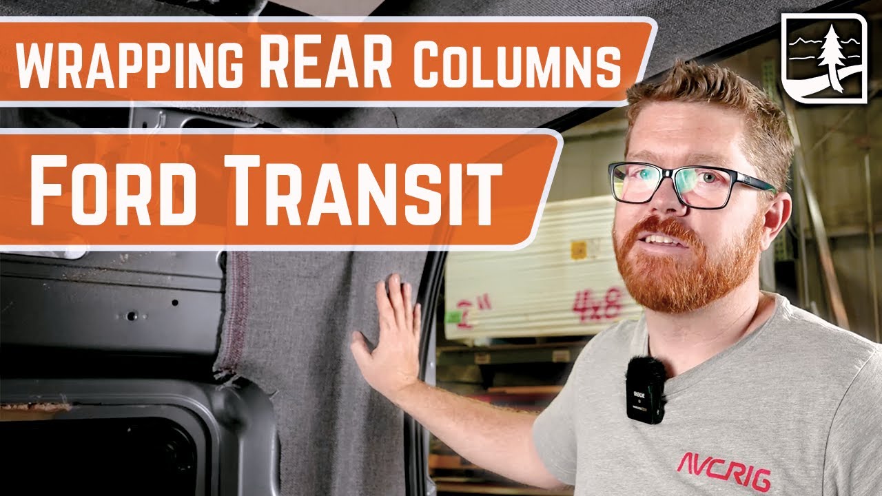 Wrapping REAR COLUMNS in FORD TRANSIT