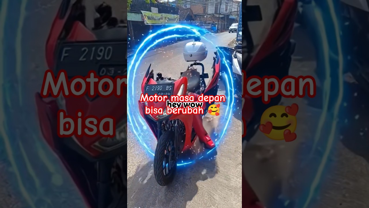 Mungkin ini contoh motor masa depan🥰 #hiburan #motovlog #lucu #robot