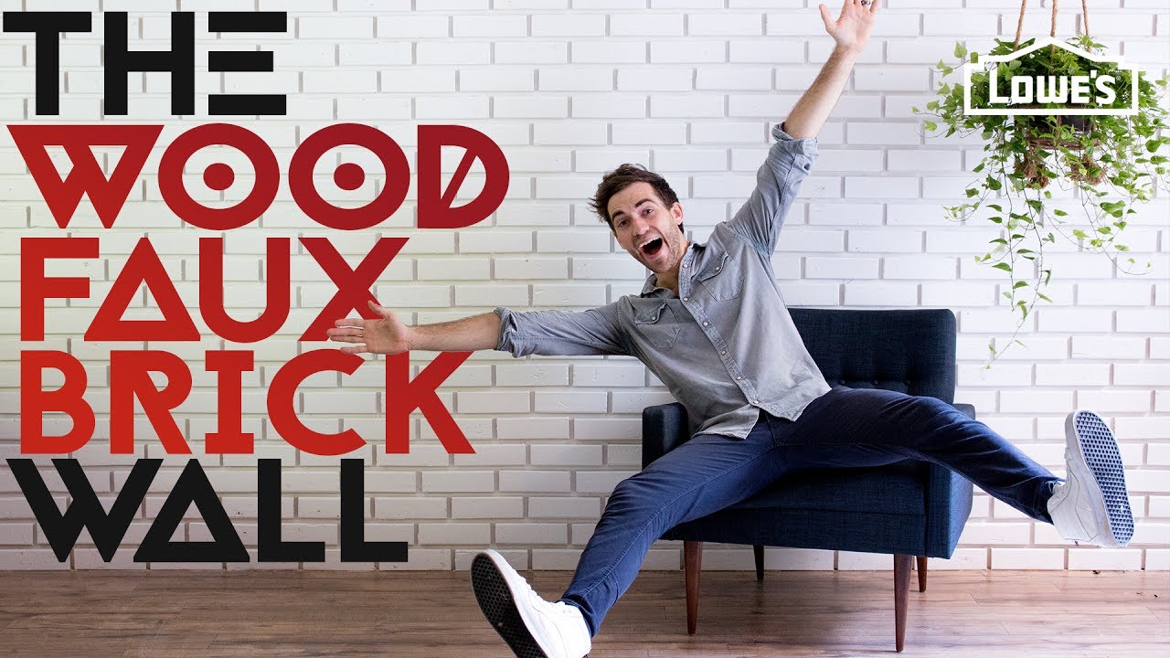 THE WOOD FAUX BRICK WALL /// Experiment #003