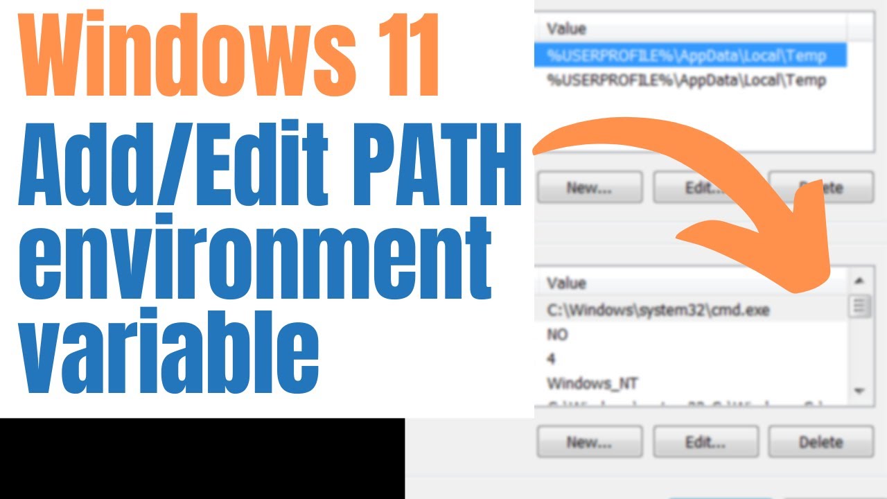 Set the PATH environment variable in Windows 11 #Windows11