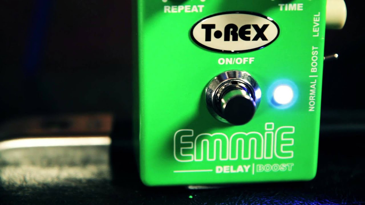T-Rex Emmie Delay Boost Effects Pedal Demo