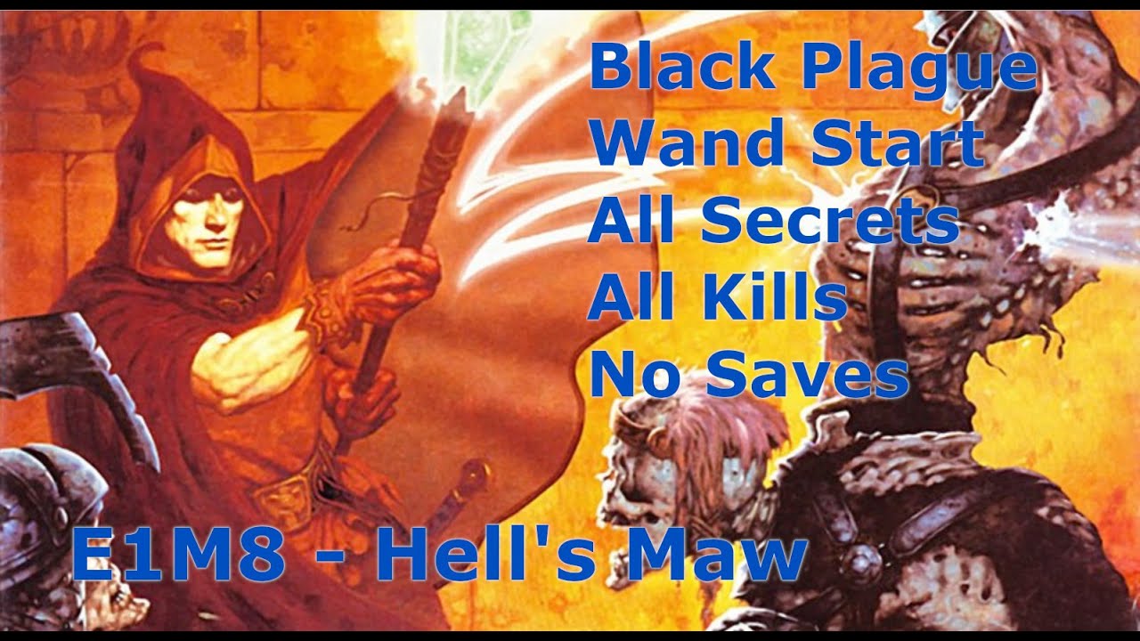 Heretic (Black Plague 100%) Walkthrough (E1M8: Hell's Maw)