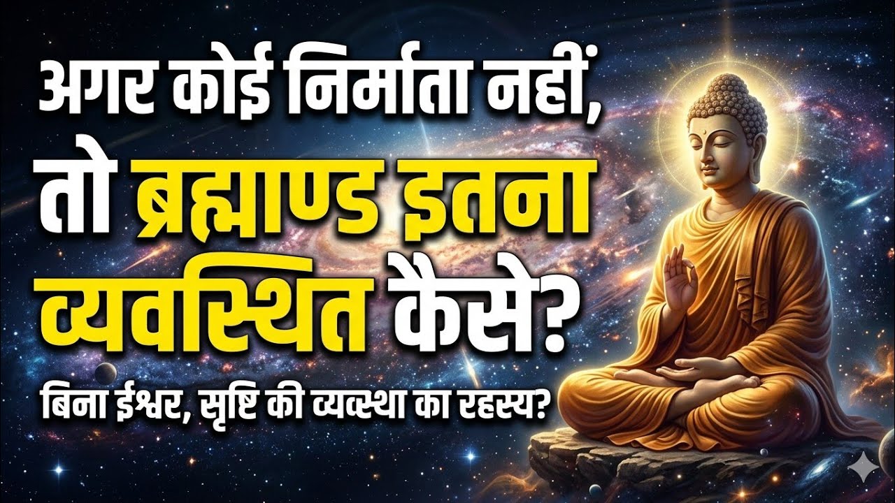🍁 अगर कोई निर्माता नहीं तो ब्रह्मांड इतना व्यवस्थित कैसे - बुद्ध के विचार l BUDHHA SPEECH l BUDHHA l