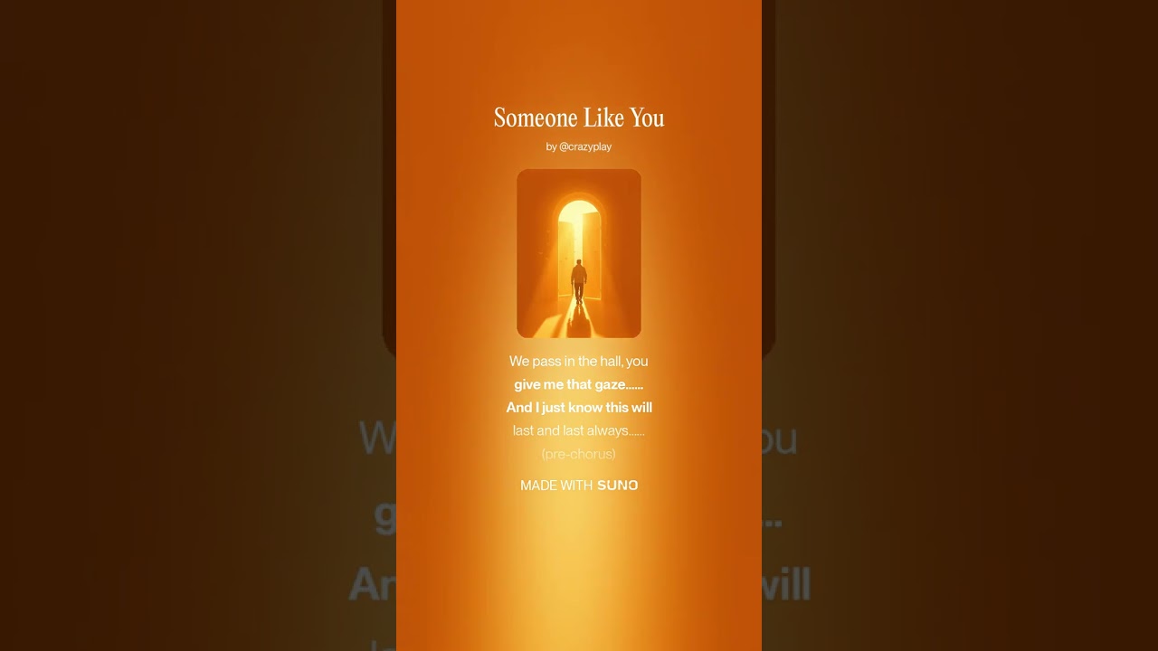 Someone Like You/Country/Soft Rock/Pop/AI Music/Lyrics 100% Human Written