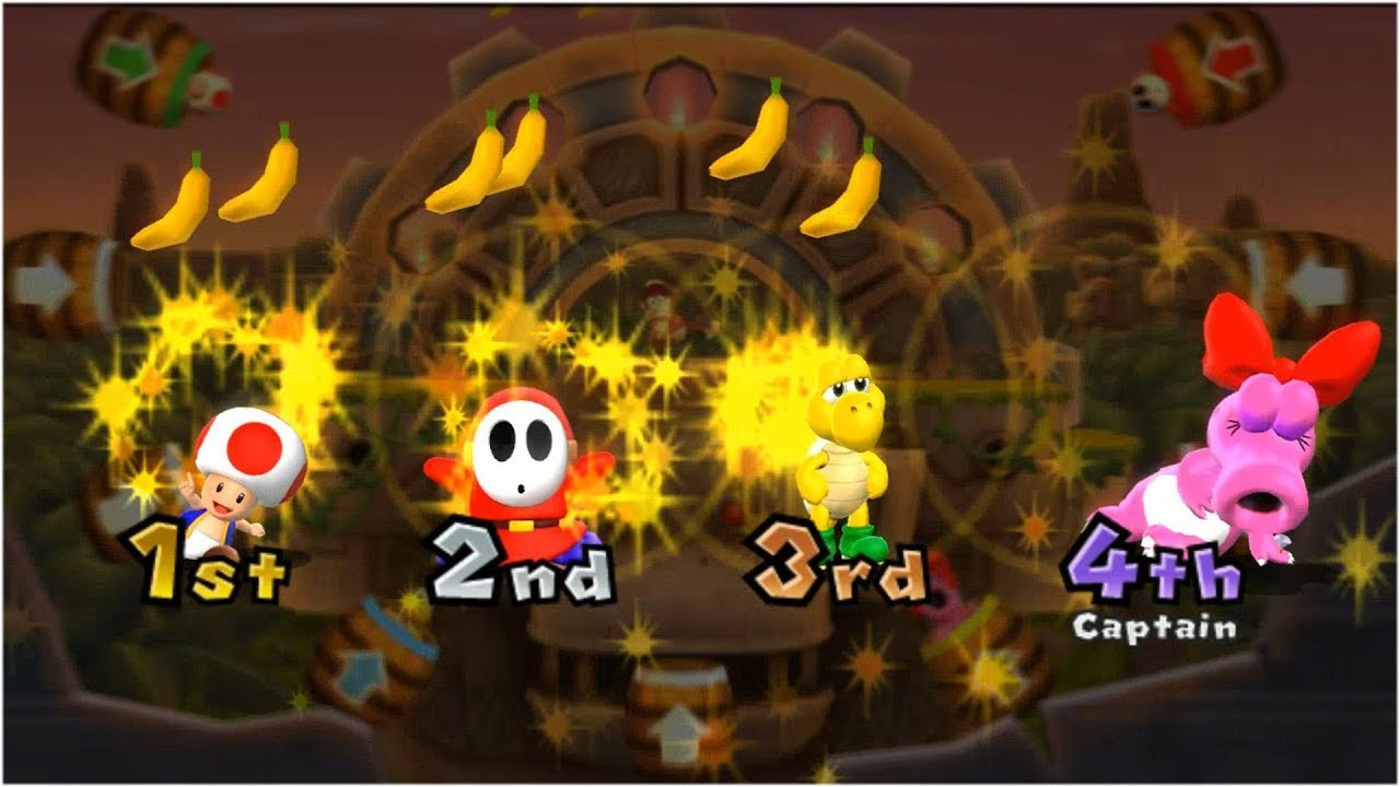 Mario Party 9 Dk's Jungle Ruins - Toad vs Birdo vs Koopa Troopa vs Shy Guy Gameplay | MARIOGAMINGHUB