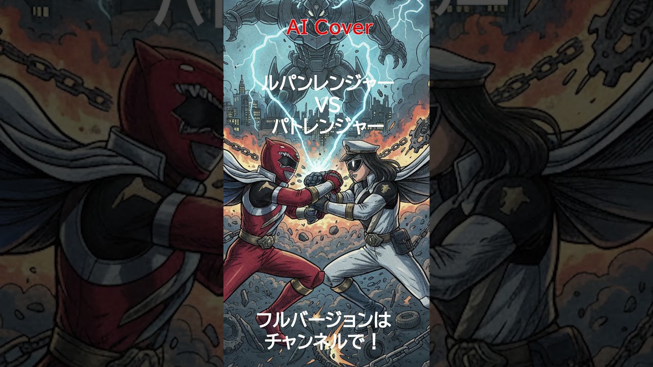 「ルパンレンジャーVSパトレンジャー」デュエットでフルカバー 