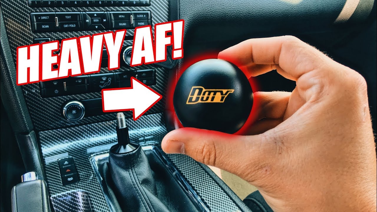 Is a HEAVYWEIGHT shift knob WORTH it?...Anarchy Motive Mammoth Review for Mustang GT