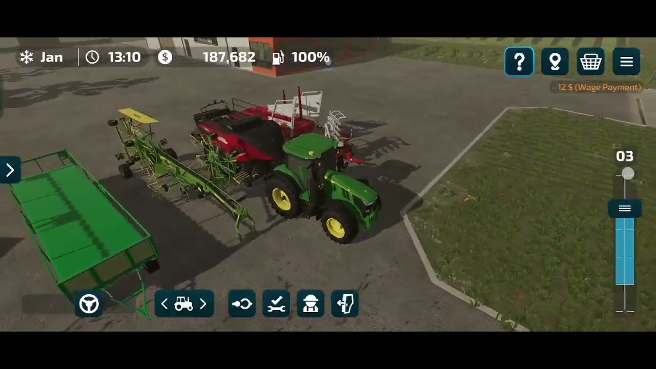 Farming Simulator 23 Android | Part. 7 Membeli lahan Peternakan dan Mengelola Jerami