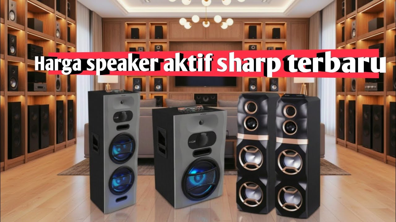 Harga speaker aktif sharp terbaru 