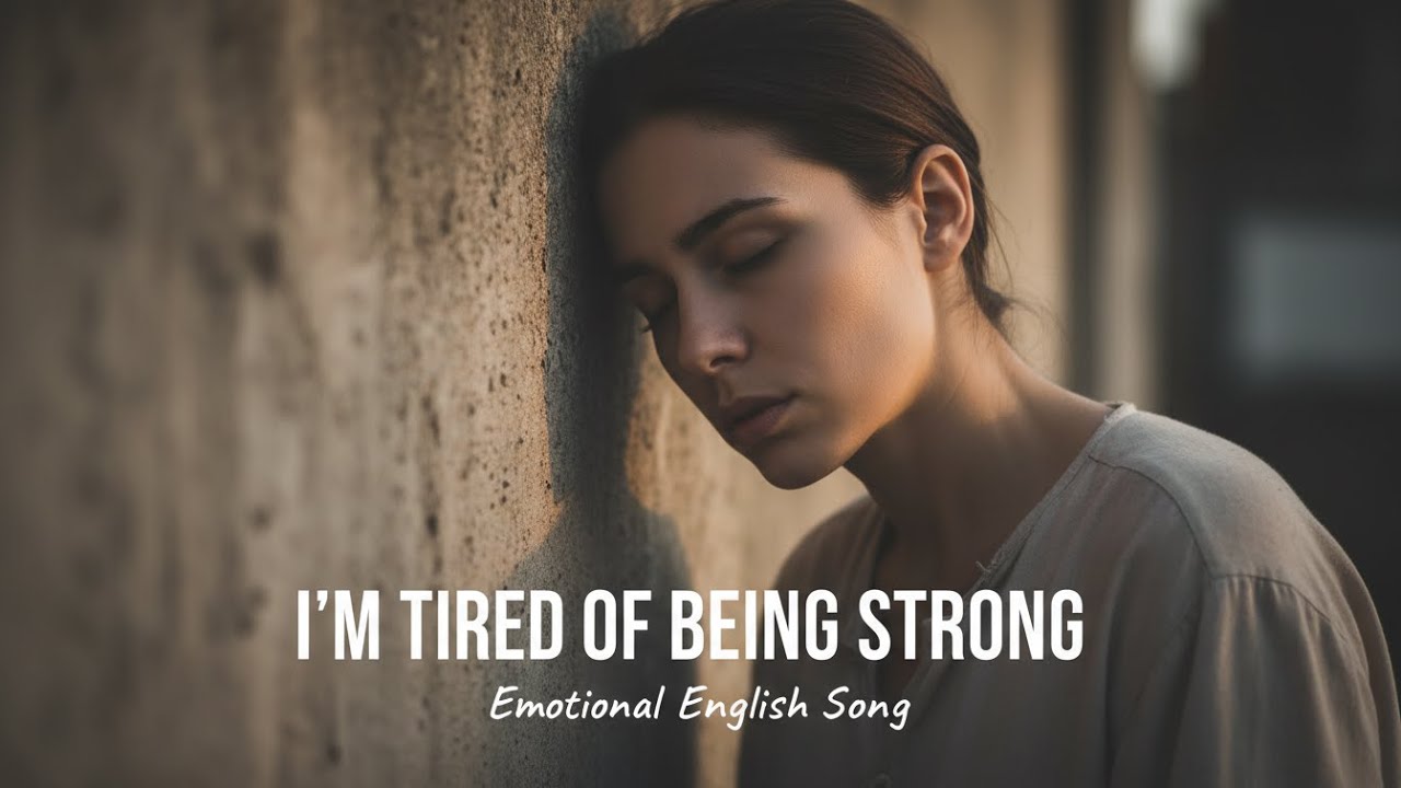 I’m Tired of Being Strong 💔 (Lyrics) | Emotional English Song | Deep Feelings Ballad