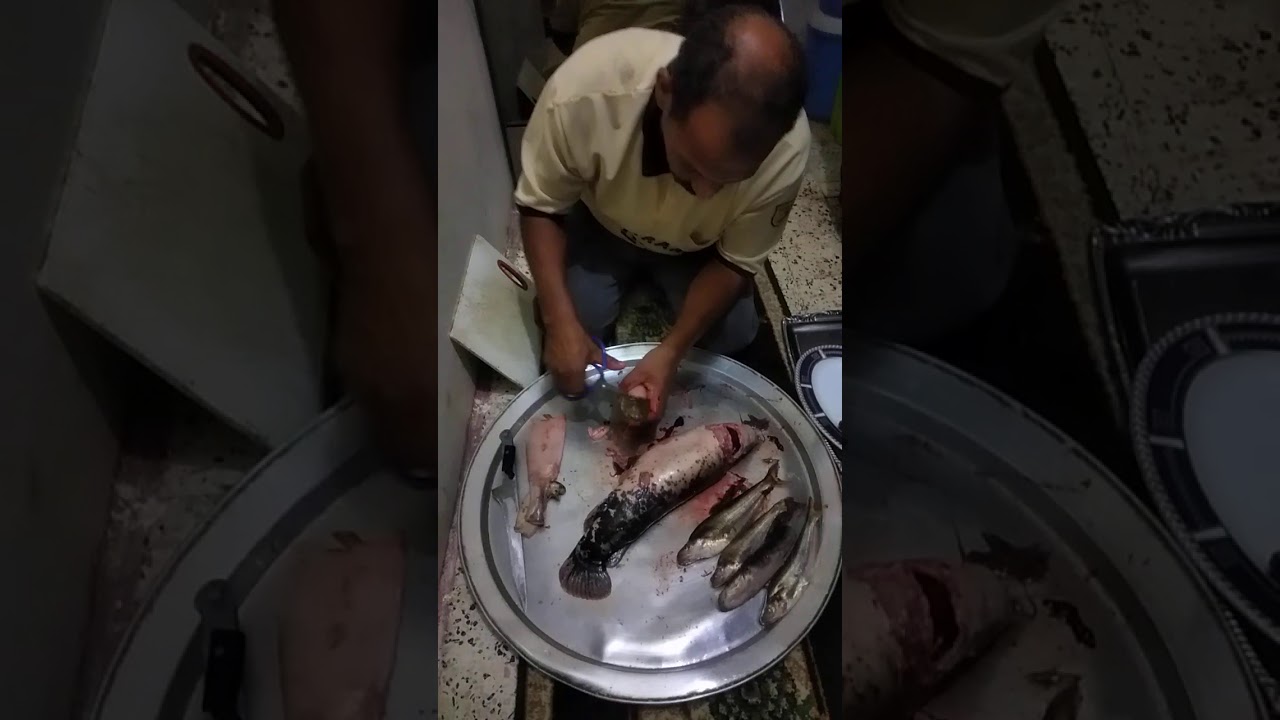 أسهل طريقة لسلخ سمك الرعاد