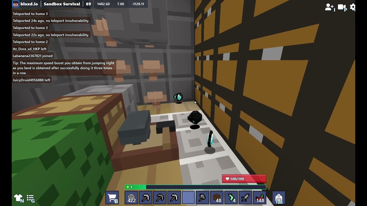 BLOXD IO SALVAGING TABLE DUPE ! 100 PERCENT WORKING  UNLIMITED DIAMONDS