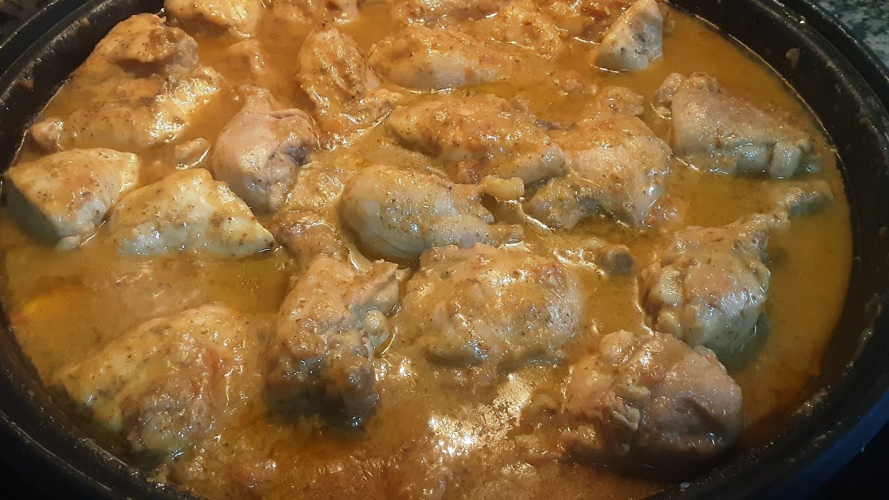 Como hacer POLLO EN SALSA DE ALMENDRAS , su salsa tiene un sabor espectacular , os encantará 👌🏼😋